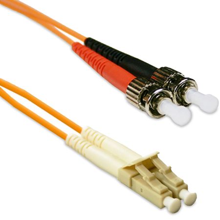 ENET Enet 3M St/Lc Duplex Multimode 50/125 Om2 Or Better Orange Fiber STLC-50-3M-ENC